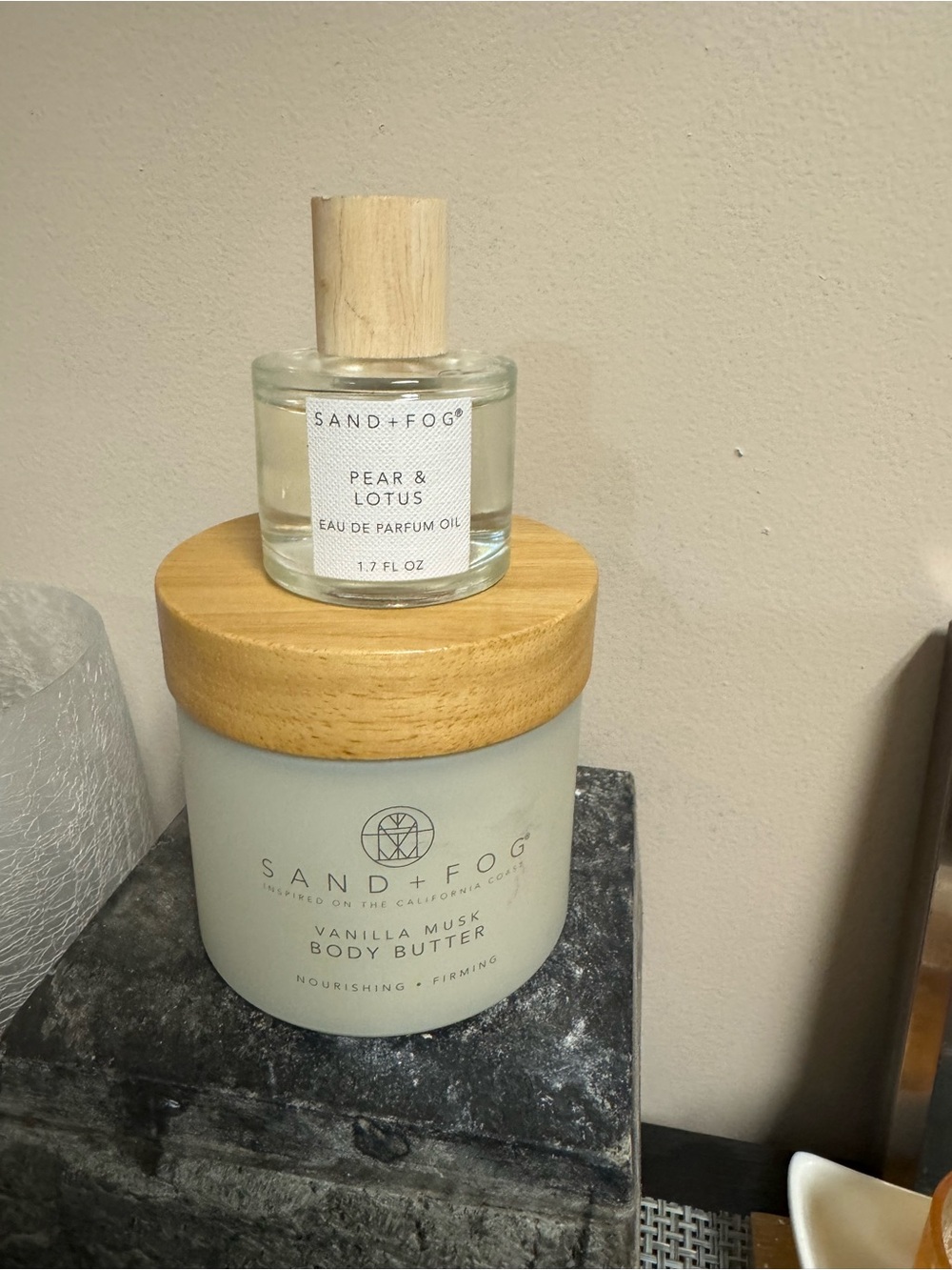 Vanilla Musk Body Butter & Pear & Lotus oil